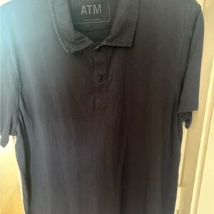 ATM Anthony Thomas Melillo Men's Navy Polo Shirt